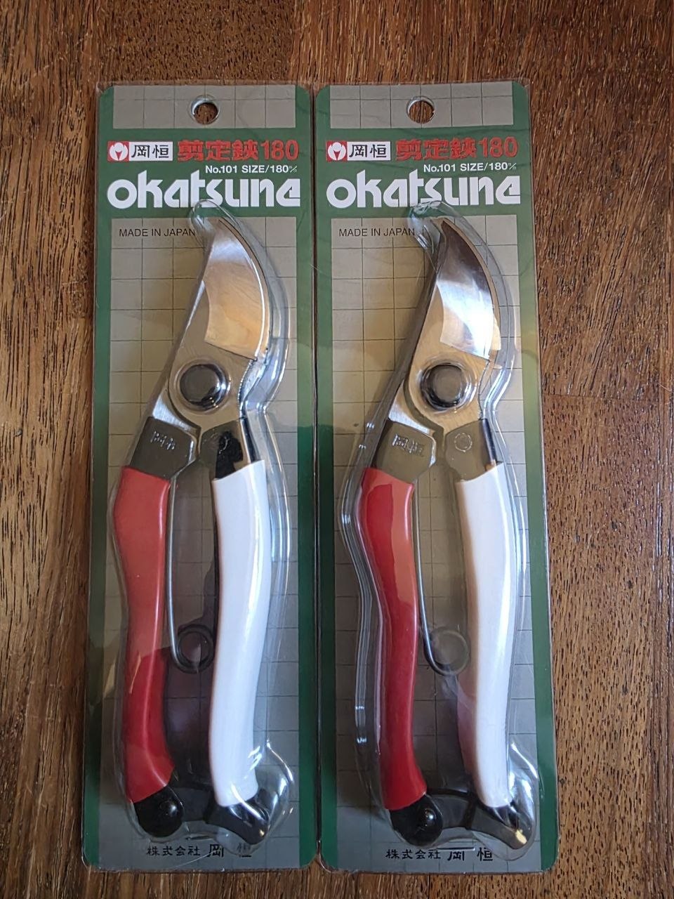 Секаторы Okatsune 101 (блистер)